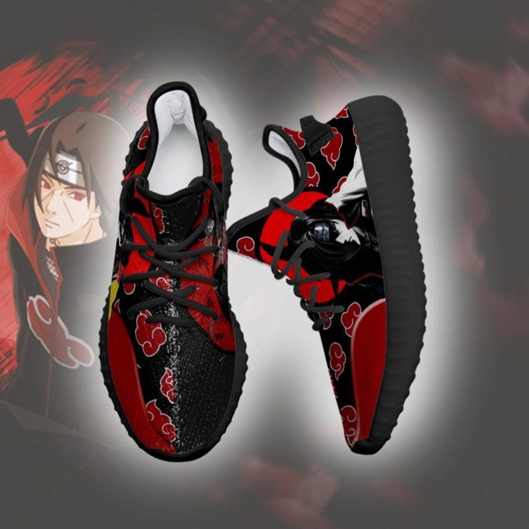 Itachi Yeezy Boost Black Sneakers