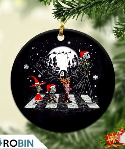 Jack Skellington Santa Nightmare Before Christmas Abbey Road Ornament