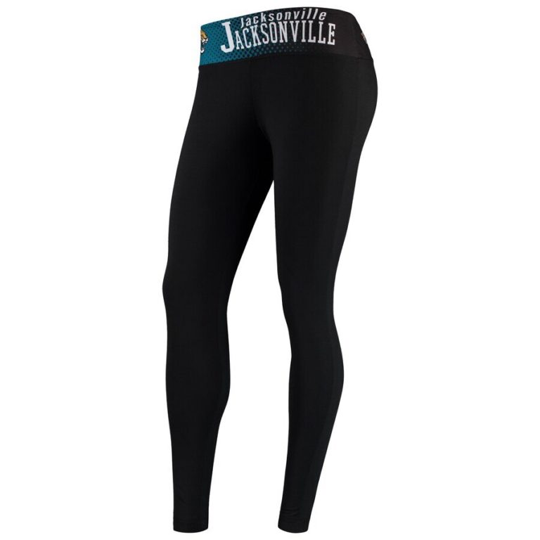 Jacksonville Jaguars Vortex Knit High Waisted Leggings
