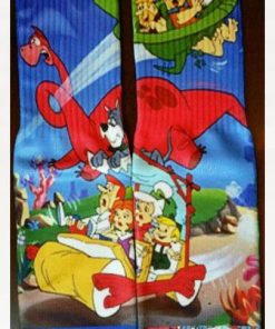 Jetsons vs Flinstones Socks