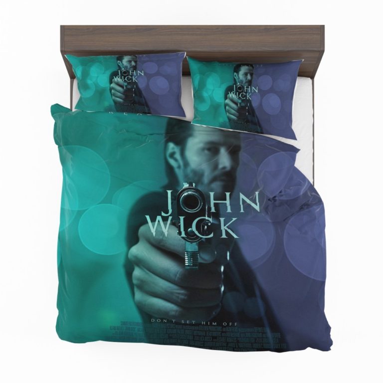 John Wick 2014 Movie Keanu Reeves Bedding Set (Duvet cover and Pillow Case)