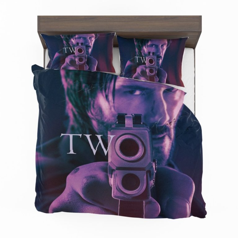 John Wick Chapter 2 Movie John Wick Keanu Reeves Bedding Set