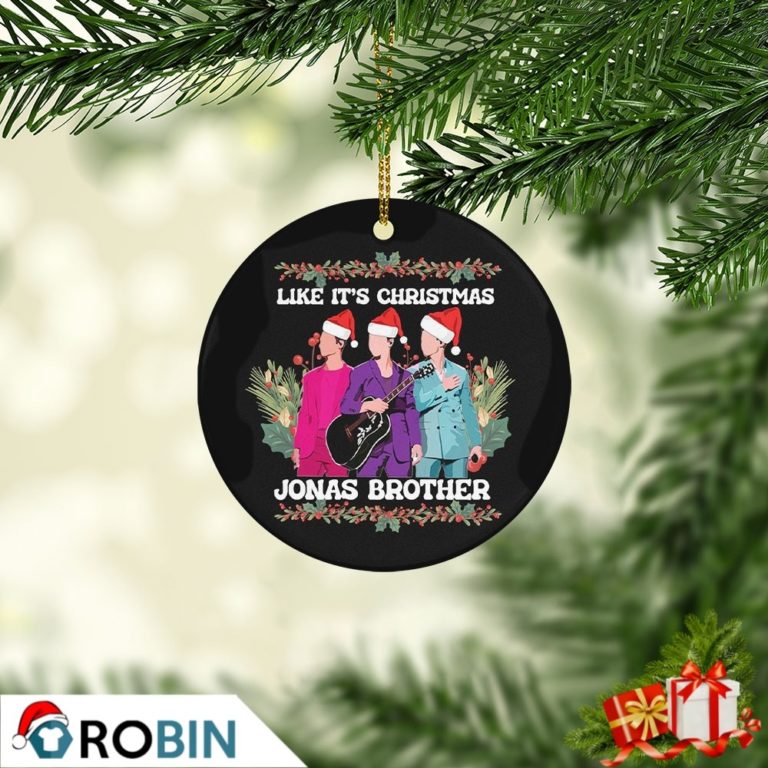 Jonas Brother Like It’s Christmas 2021 Ornament
