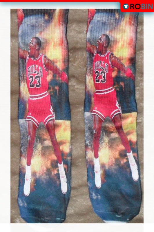 Jordan He’s on Fire Socks