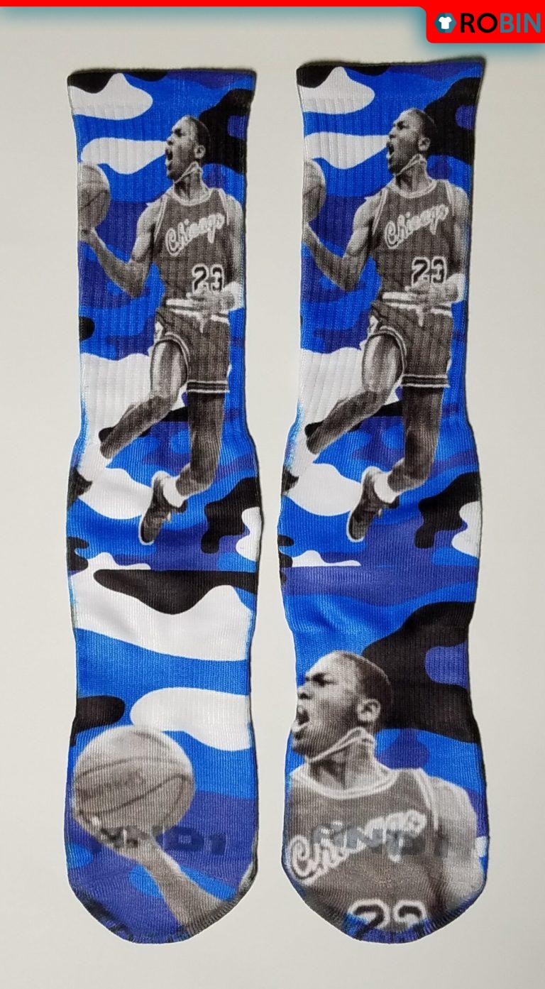 Jordan sky camo socks