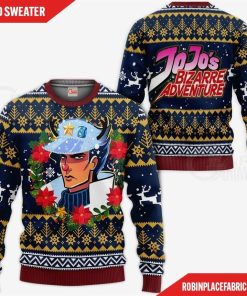 Jotaro Kujo Ugly Christmas Sweater JoJo’s Anime Xmas Hoodie