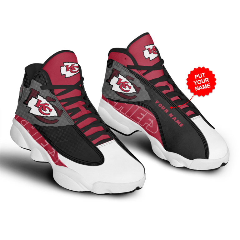 Kansas City Chiefs Air Jordan 13 Shoes Personalized – RBJD1362