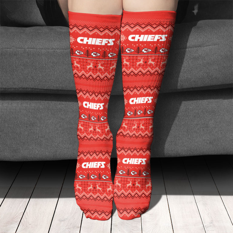Kansas City Chiefs Football Socks