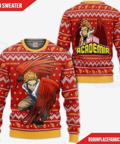 Keigo Takami Hawks Ugly Christmas Sweater My Hero Academia Xmas