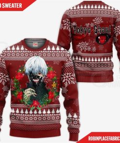 Ken Kaneki Cool Ugly Christmas Sweater Tokyo Ghoul Gift Idea