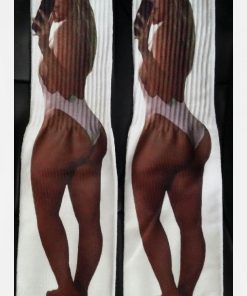 Kim Kardashian White Top Socks