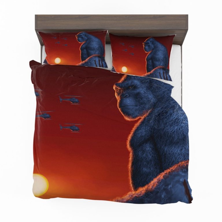 Kong Skull Island Movie Bedding Set (Duvet cover and Pillow Case)