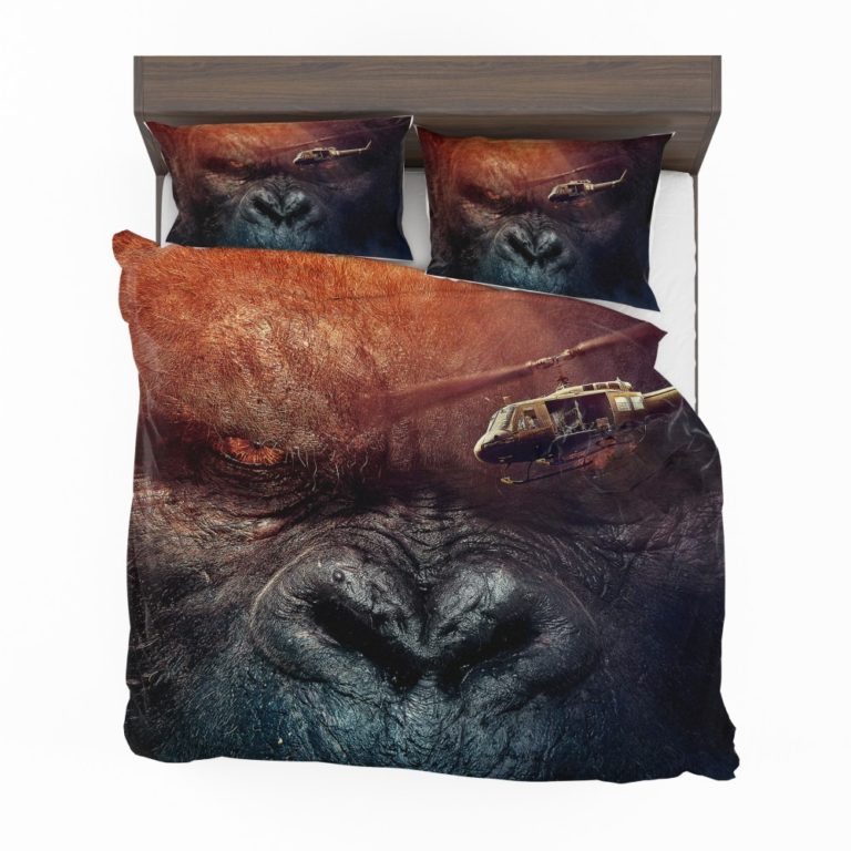 Kong Skull Island Movie Fantasy Duvet cover and Pillow Case