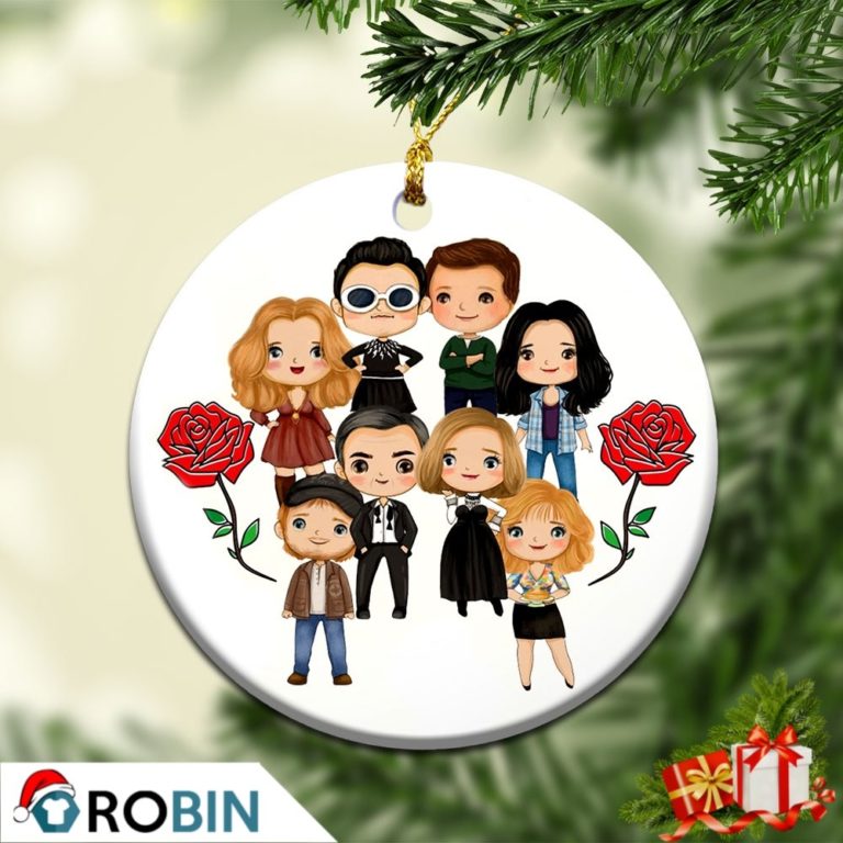 La La La Merry Christmas Moira David Alexis Johnny Rose Ornament