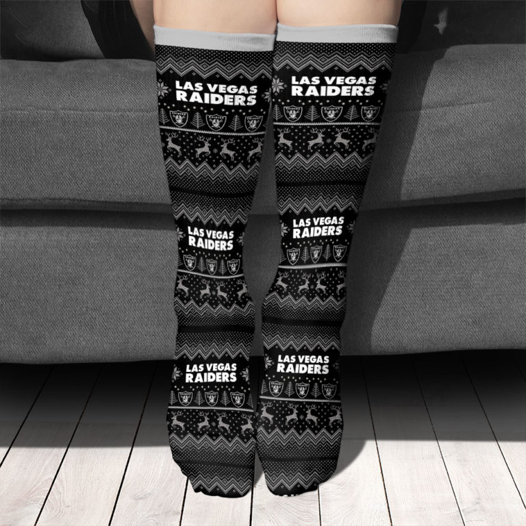 Las Vegas Raiders Football Socks
