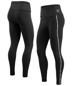 Las Vegas Raiders High Waisted Black Leggings