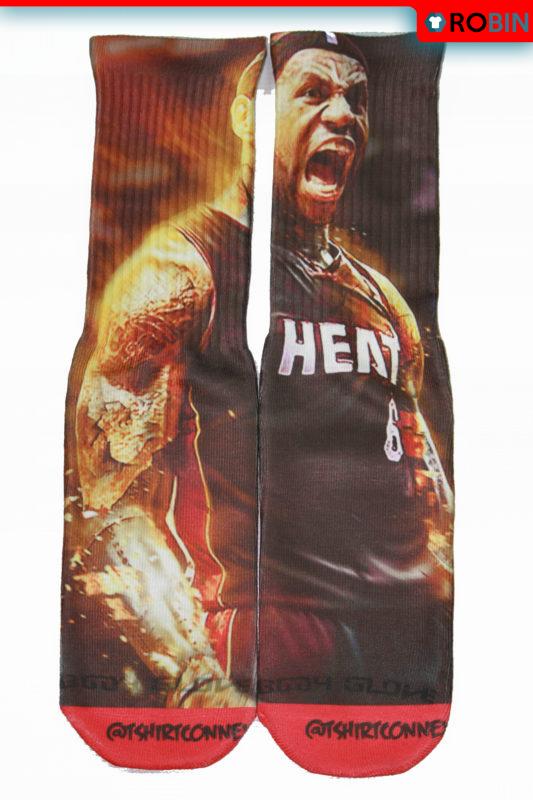 Lebron Heat Socks