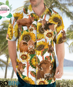 Limousin Cattle Loves Hawaiian Shirts, Aloha Shirt