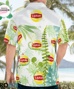 Lipton Ice Tea Hawaiian Shirts, Casual Button Down Short Sleeve Shirt