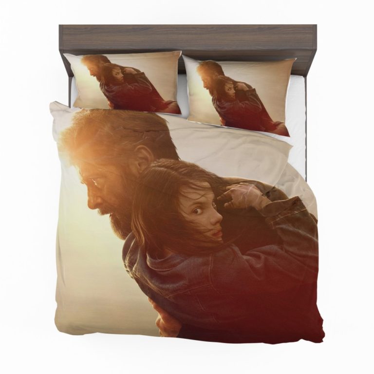 Logan Movie Dafne Keen Hugh Jackman Laura Kinney Marvel Comics Duvet cover and Pillow Case