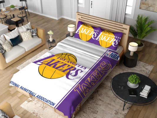Los Angeles Lakers NBA Basketball Bedding Set