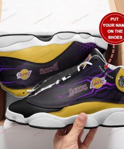 Los Angeles Lakers Personalized Air JD13 Custom Shoes