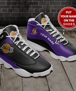 Los Angeles Lakers Personalized Air JD13 Sneakers