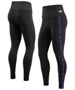 Los Angeles Rams High Waisted Black Leggings