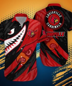 Louisville Cardinals NCAA Hawaii Shirt Shark Summer Hawaii Style