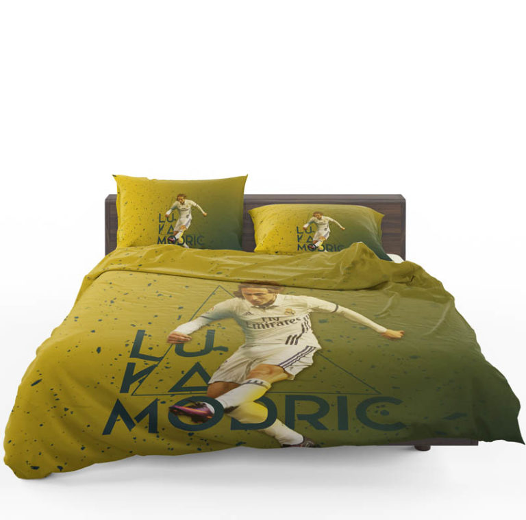Luka Modric Read Madrid Croatia Footballer Bedding Set