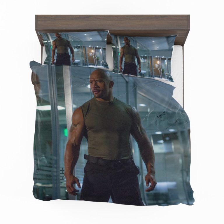 Luke Hobbs Dwayne Johnson in Furious 7 Fast and Furious Movie Bedding Set