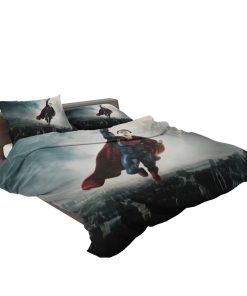 Man Of Steel Movie Superman Bedding Set (Duvet cover and Pillow Case)