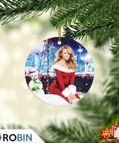 Mariah Carey Queen of Christmas Funny Humour Christmas Ornament