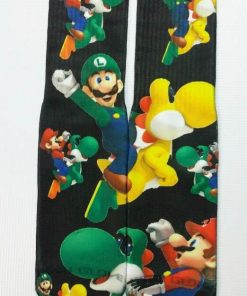 Mario and Luigi Blackout Socks Mario and Luigi Blackout Socks