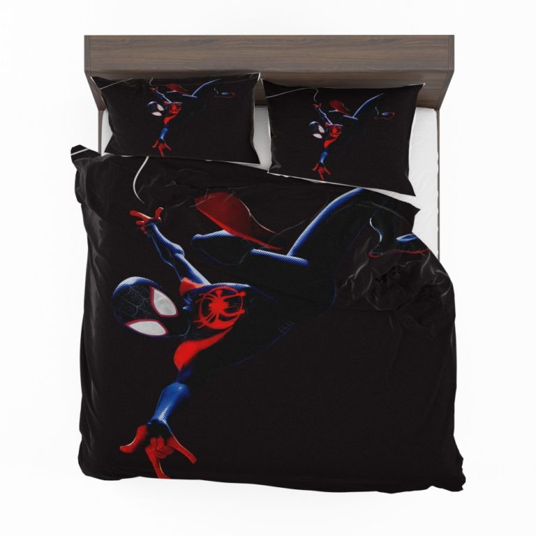 MCU Spider-Man Into The Spider-Verse Movie Miles Morales Bedding Set