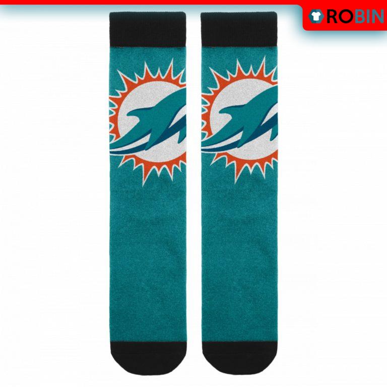 Miami Dolphins Football Primetime Socks