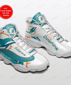 Miami Dolphins Personalized Air JD13 Custom Shoes