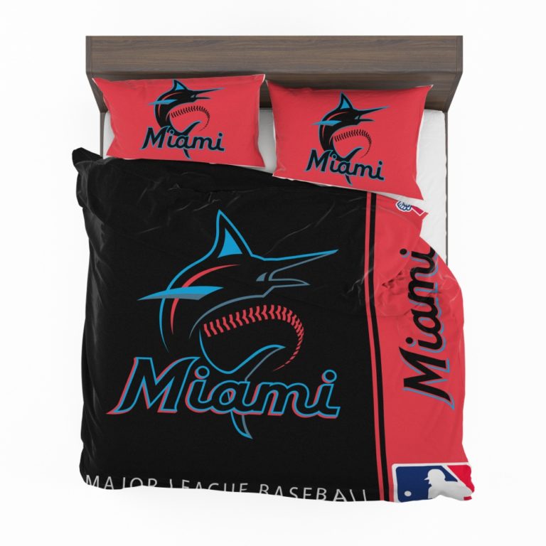 Miami Marlins MLB Baseball National League Bedding Set
