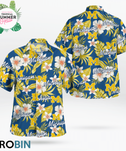 Michigan Wolverines Hawaiian Shirts Michigan Wolverines Hawaiian Shirts