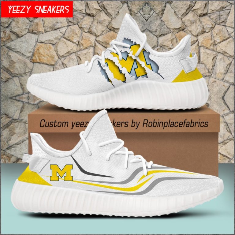 Michigan Wolverines Yeezy Boost Sneakers