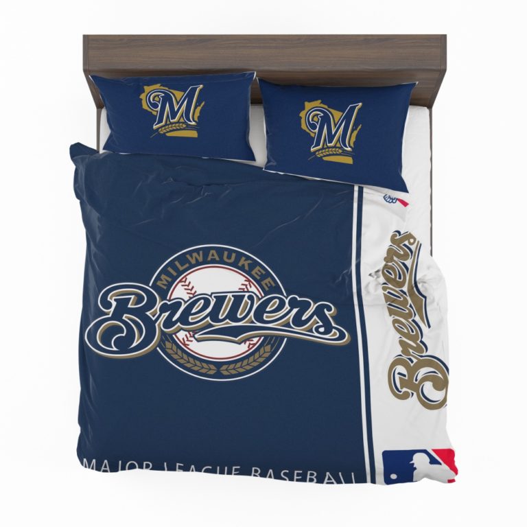 Milwaukee Brewers MLB Baseball National League Bedding Set