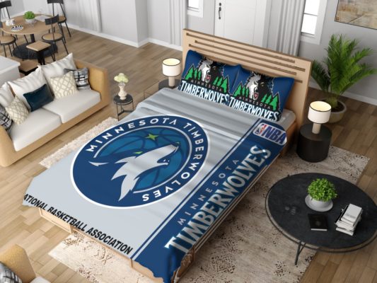 Minnesota Timberwolves NBA Basketball Bedding Set