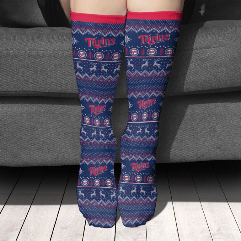 Minnesota Twins Football Socks