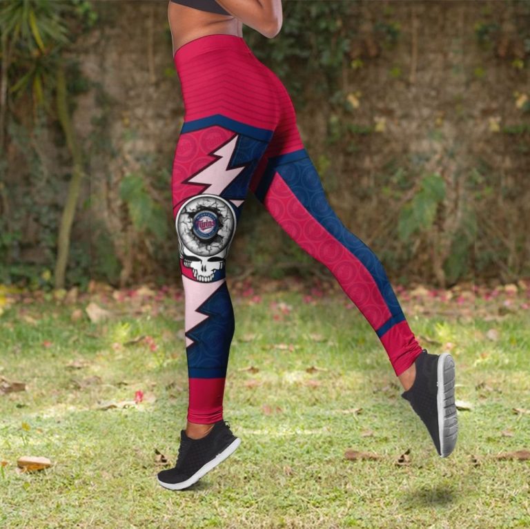 Minnesota Twins Grateful Dead High Waist Leggings