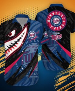 Minnesota Twins MLB Hawaii Shirt Shark Summer Hawaii Style Minnesota Twins MLB Hawaii Shirt Shark Summer Hawaii Style