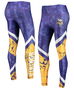 Minnesota Vikings Sublimated High Waisted Leggings