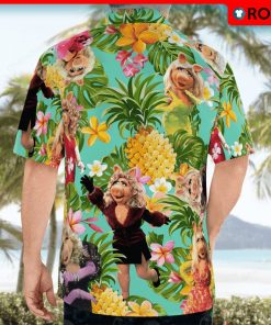 Miss Piggy Aloha Shirt, Casual Button Down Shirt Miss Piggy Aloha Shirt, Casual Button Down Shirt