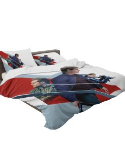 Mission Impossible Fallout Movie August Walker Ethan Hunt Henry Cavill Ilsa Faust Duvet cover and Pillow Case