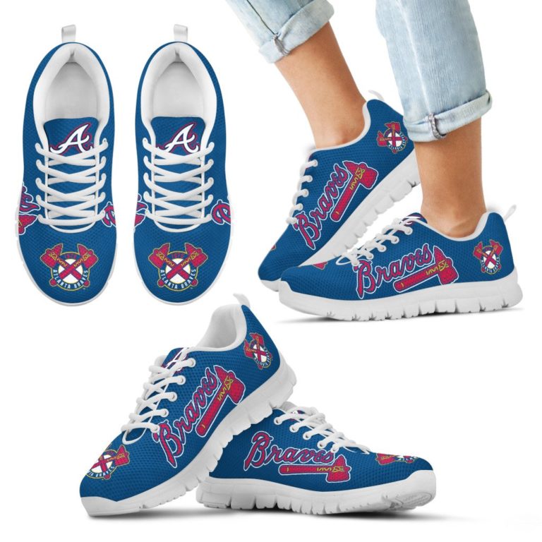 MLB Atlanta Braves Breathable Running Shoes – Sneakers