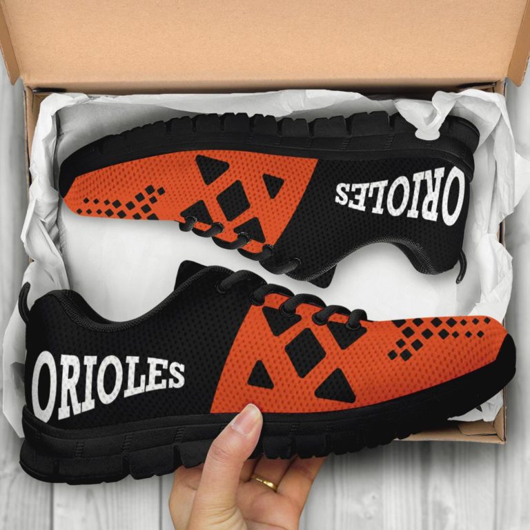 MLB Baltimore Orioles Breathable Running Shoes – Sneakers RBSNK213